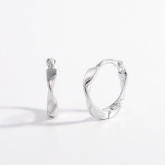 925 Sterling Silver Hoop Earrings