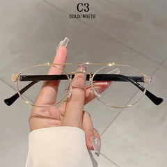 Oval Sunglasses Women Luxury Fashion Glasses Vintage Sunscreen Shades