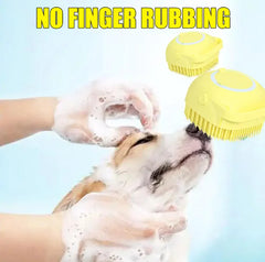 Pet Bath Brush Massager