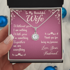 To My Beautiful Wife- Hope Necklace