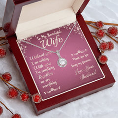 To My Beautiful Wife- Hope Necklace