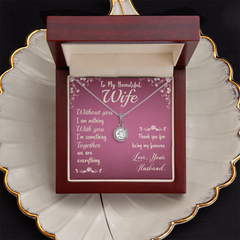 To My Beautiful Wife- Hope Necklace