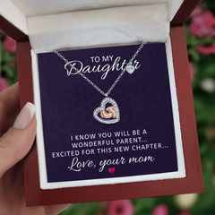 To My Daughter-Love Your Mom- pendant