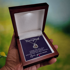 To My Daughter-Love Your Mom- pendant