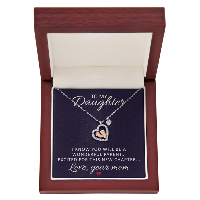 To My Daughter-Love Your Mom- pendant