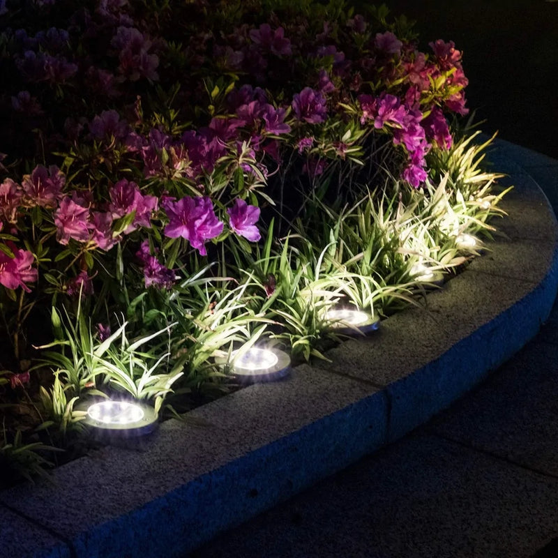 Solar Garden Disk Light